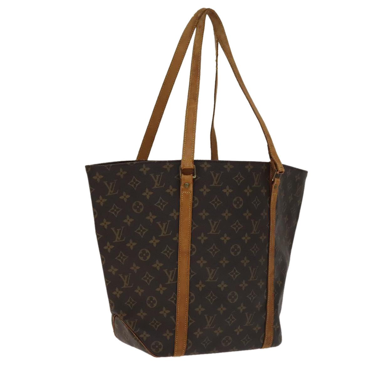 LOUIS VUITTON Monogram Sac Shopping Tote Bag M51108 LV 105548
