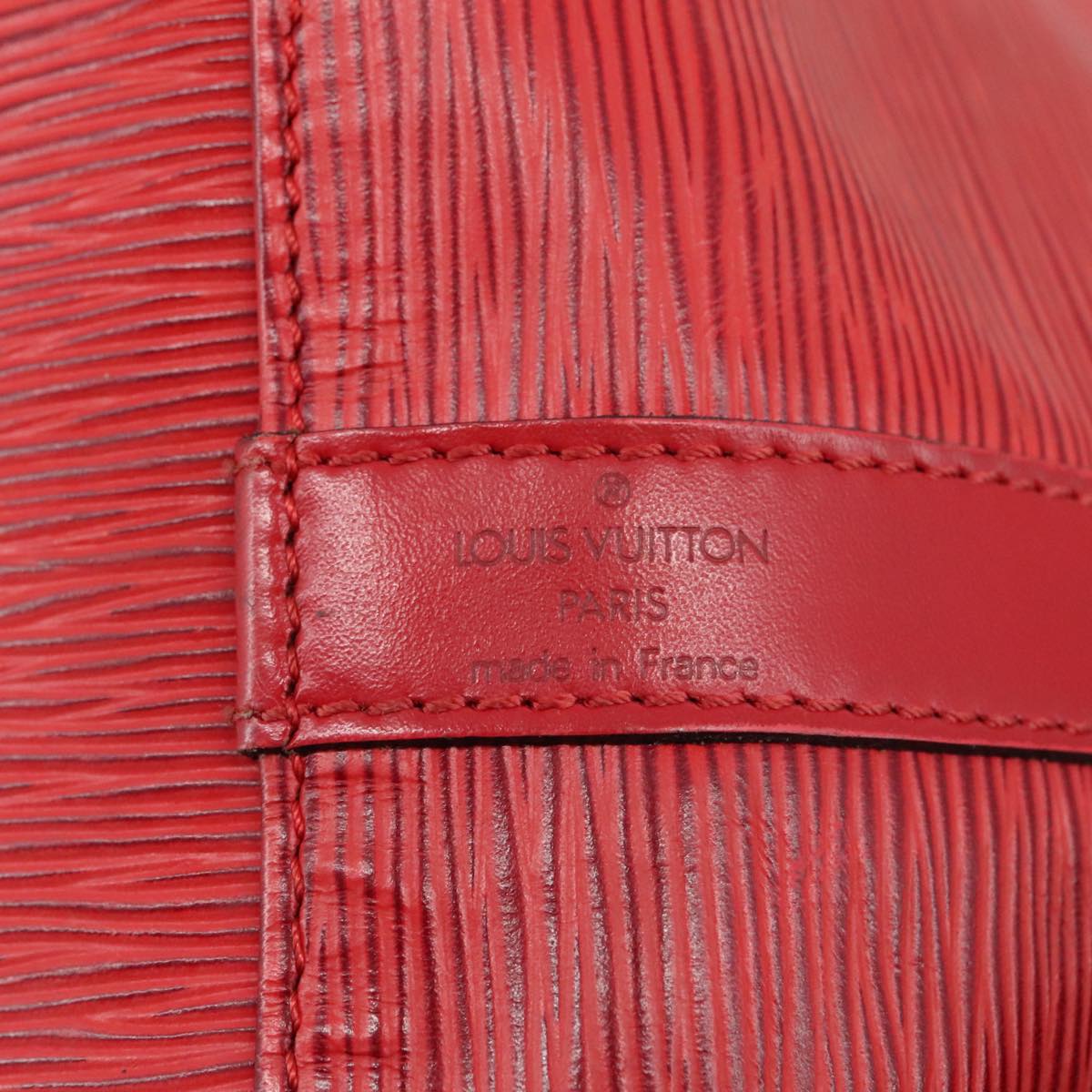 LOUIS VUITTON Epi Petit Noe Shoulder Bag Red M44107 LV 105573