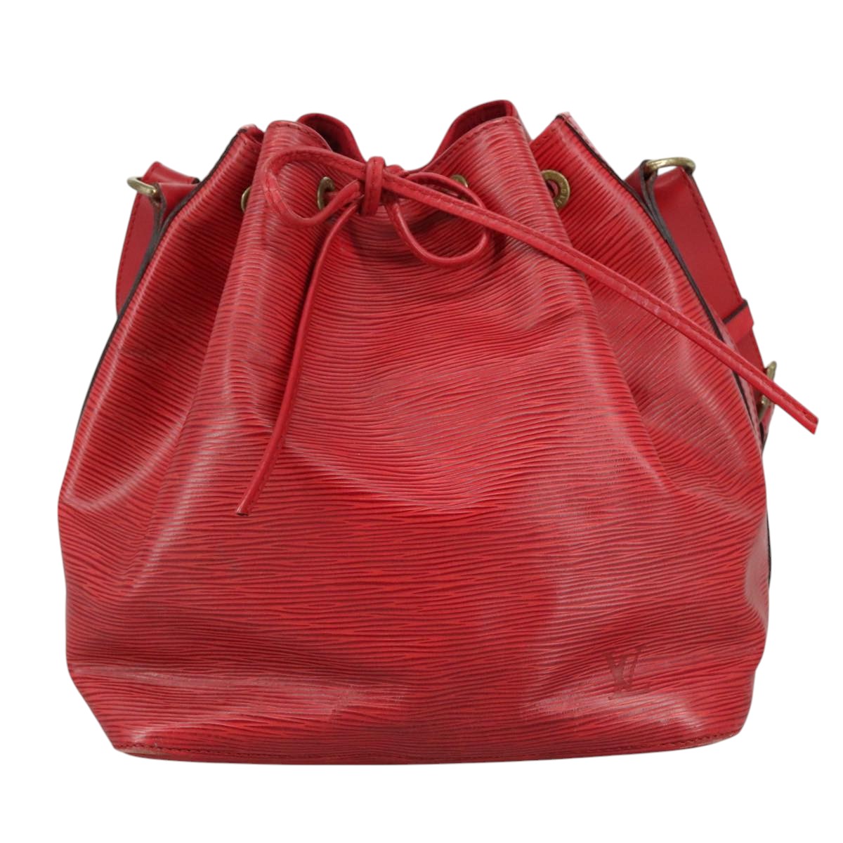 LOUIS VUITTON Epi Petit Noe Shoulder Bag Red M44107 LV 105573