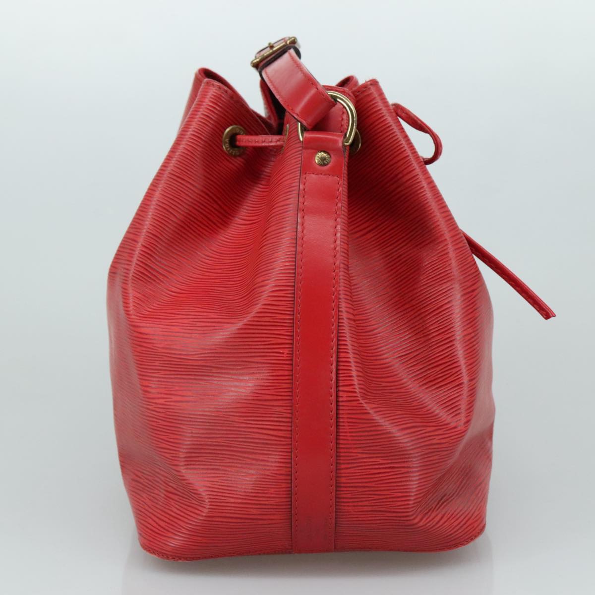 LOUIS VUITTON Epi Petit Noe Shoulder Bag Red M44107 LV 105573