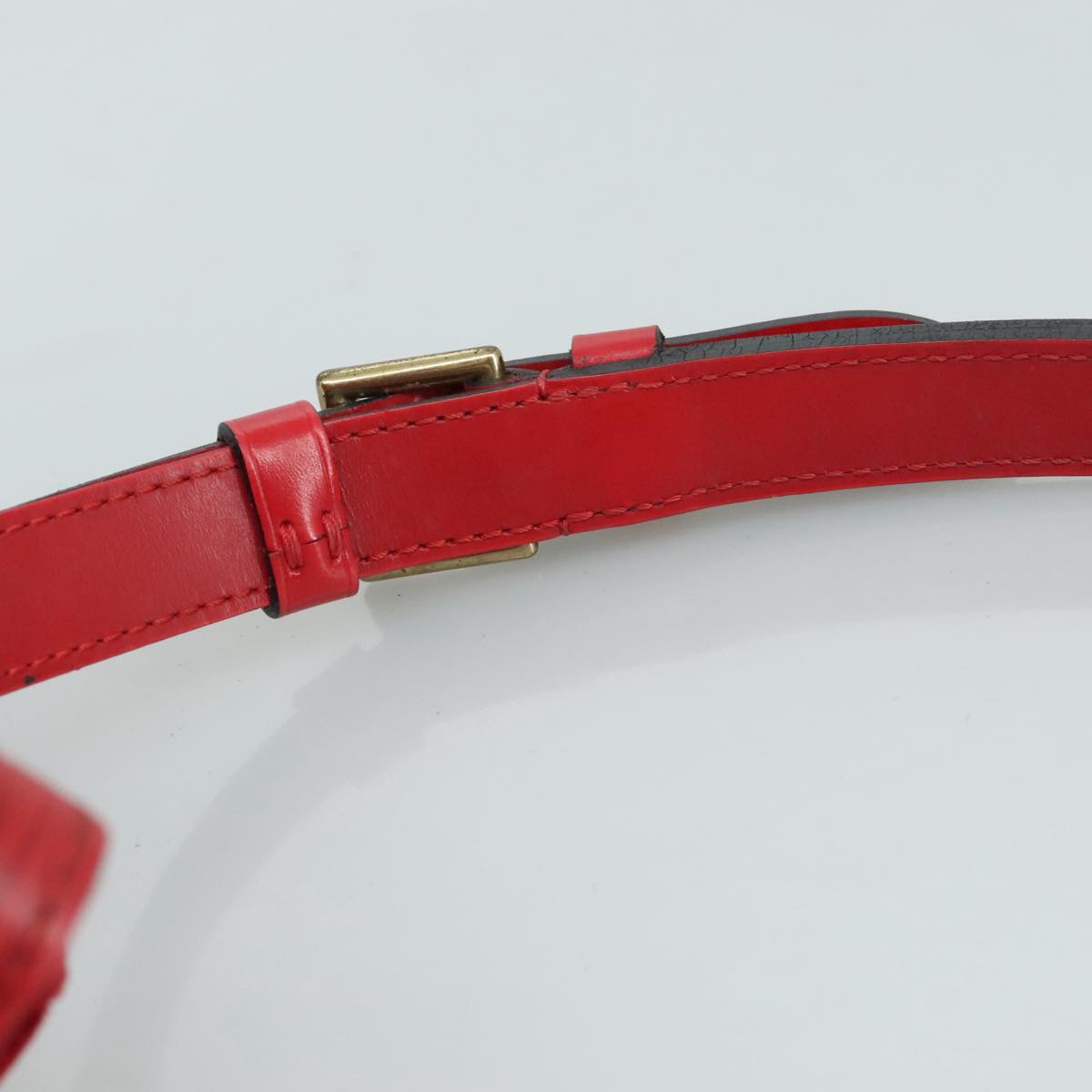 LOUIS VUITTON Epi Petit Noe Shoulder Bag Red M44107 LV 105573