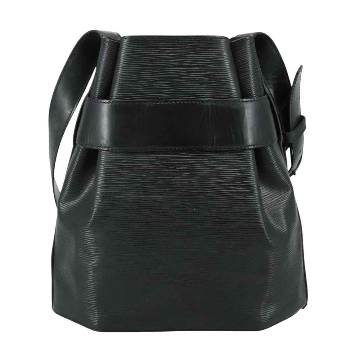 LOUIS VUITTON Epi Sac Depaule PM Shoulder Bag Black M80157 LV 105588