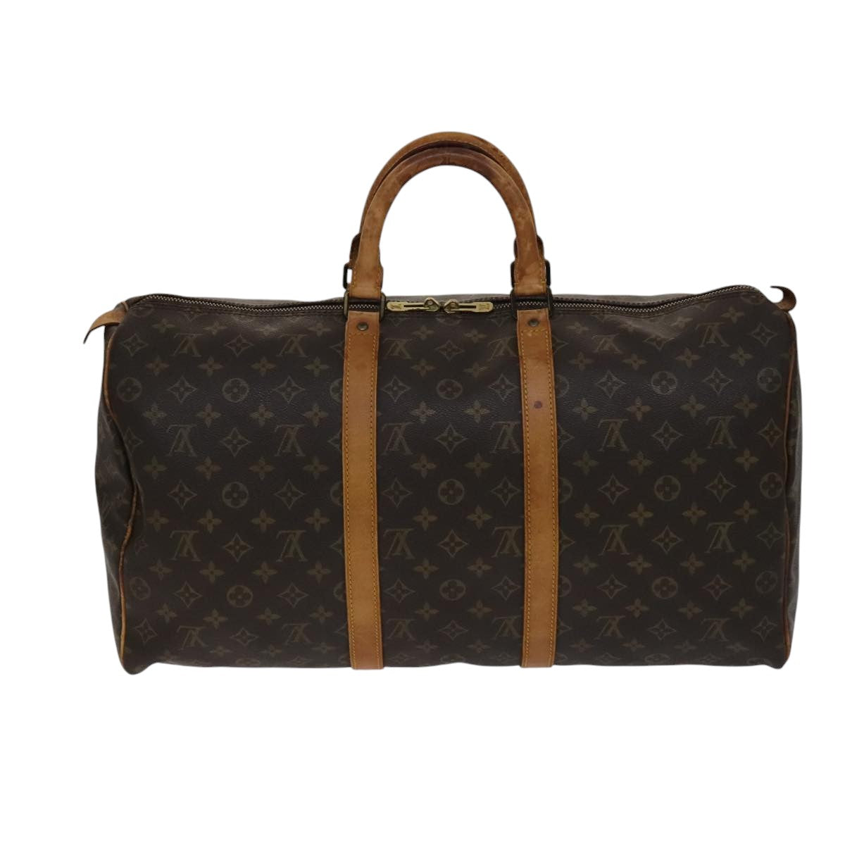 LOUIS VUITTON Monogram Keepall 50 Boston Bag M41426 LV 105593