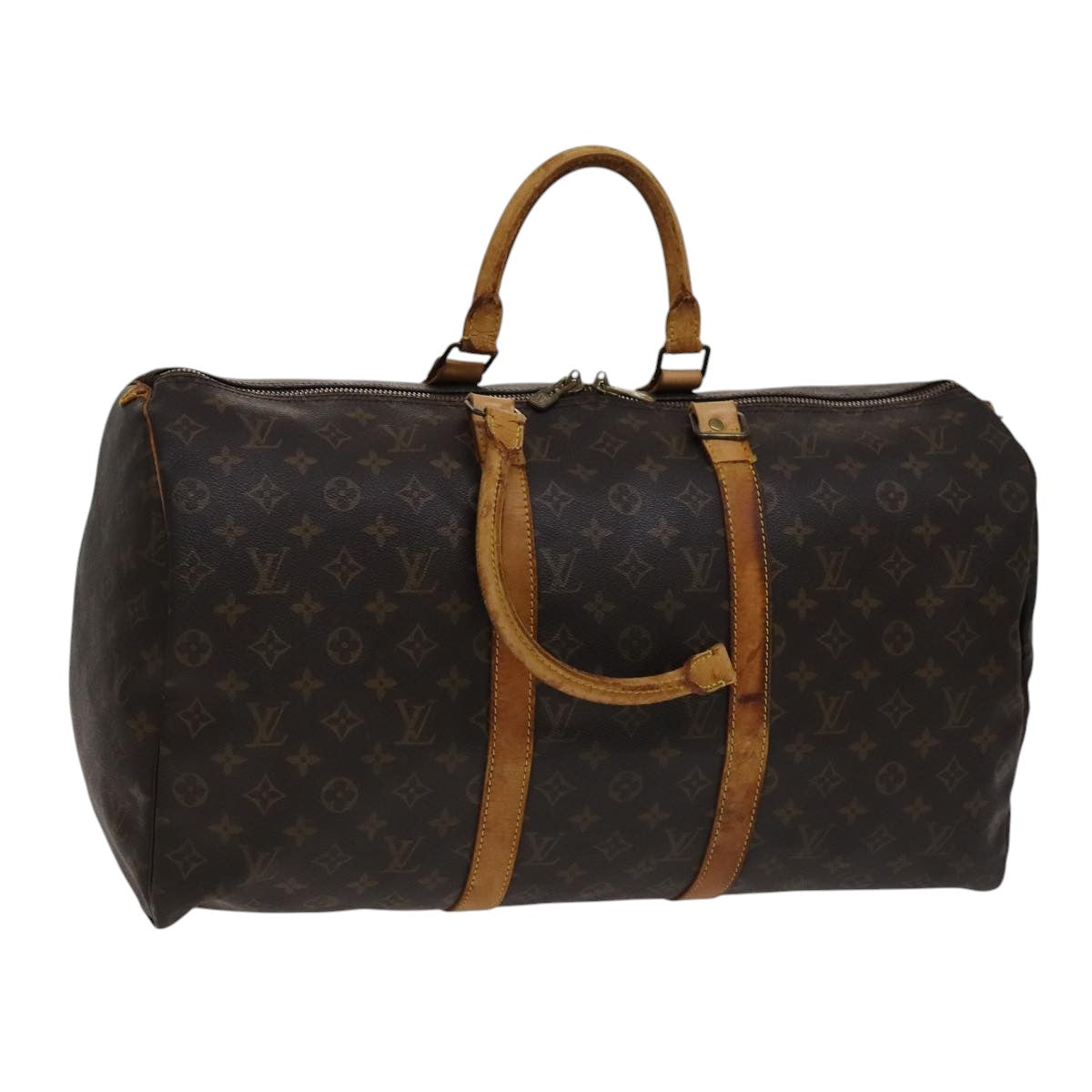 LOUIS VUITTON Monogram Keepall 50 Boston Bag M41426 LV 105594