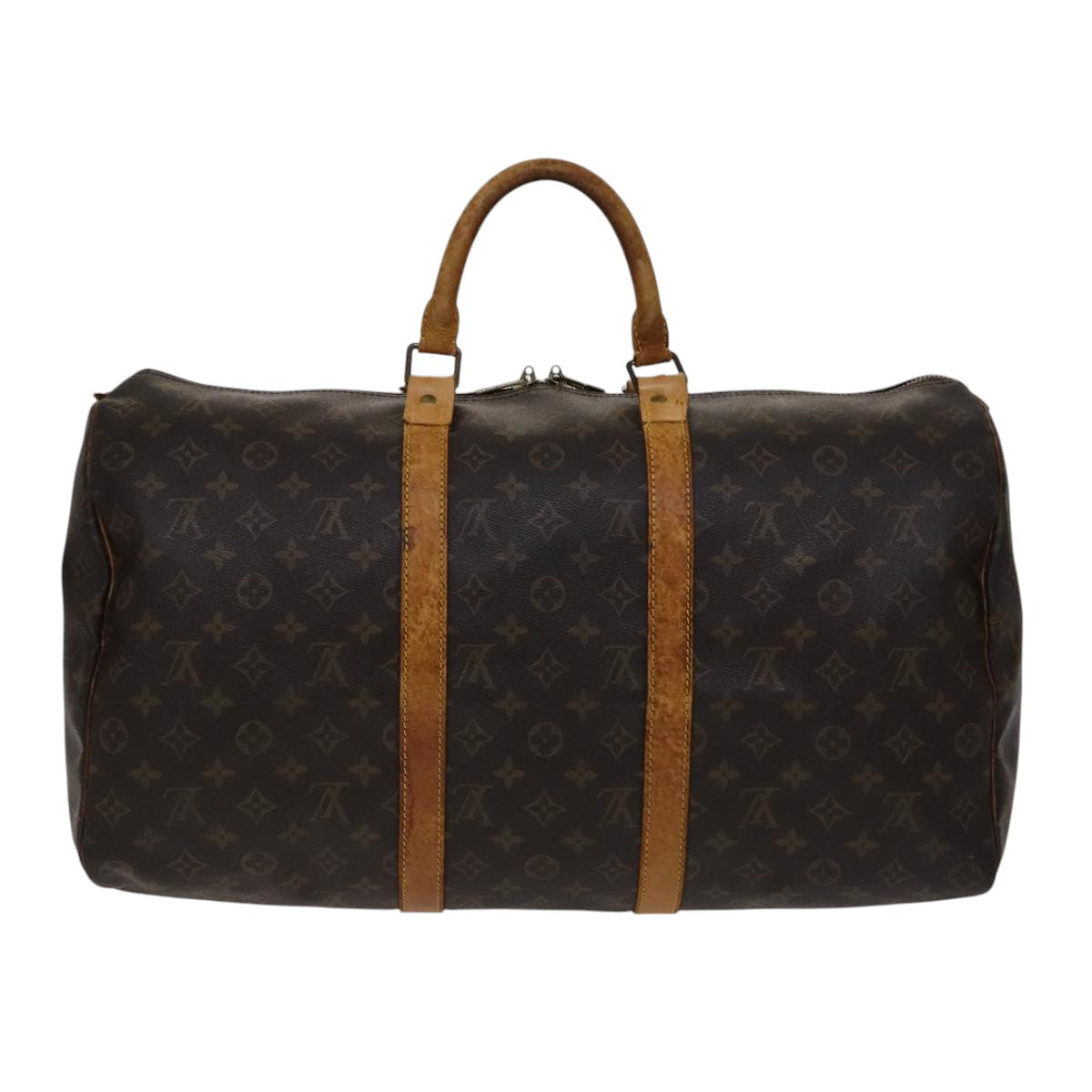 LOUIS VUITTON Monogram Keepall 50 Boston Bag M41426 LV 105594