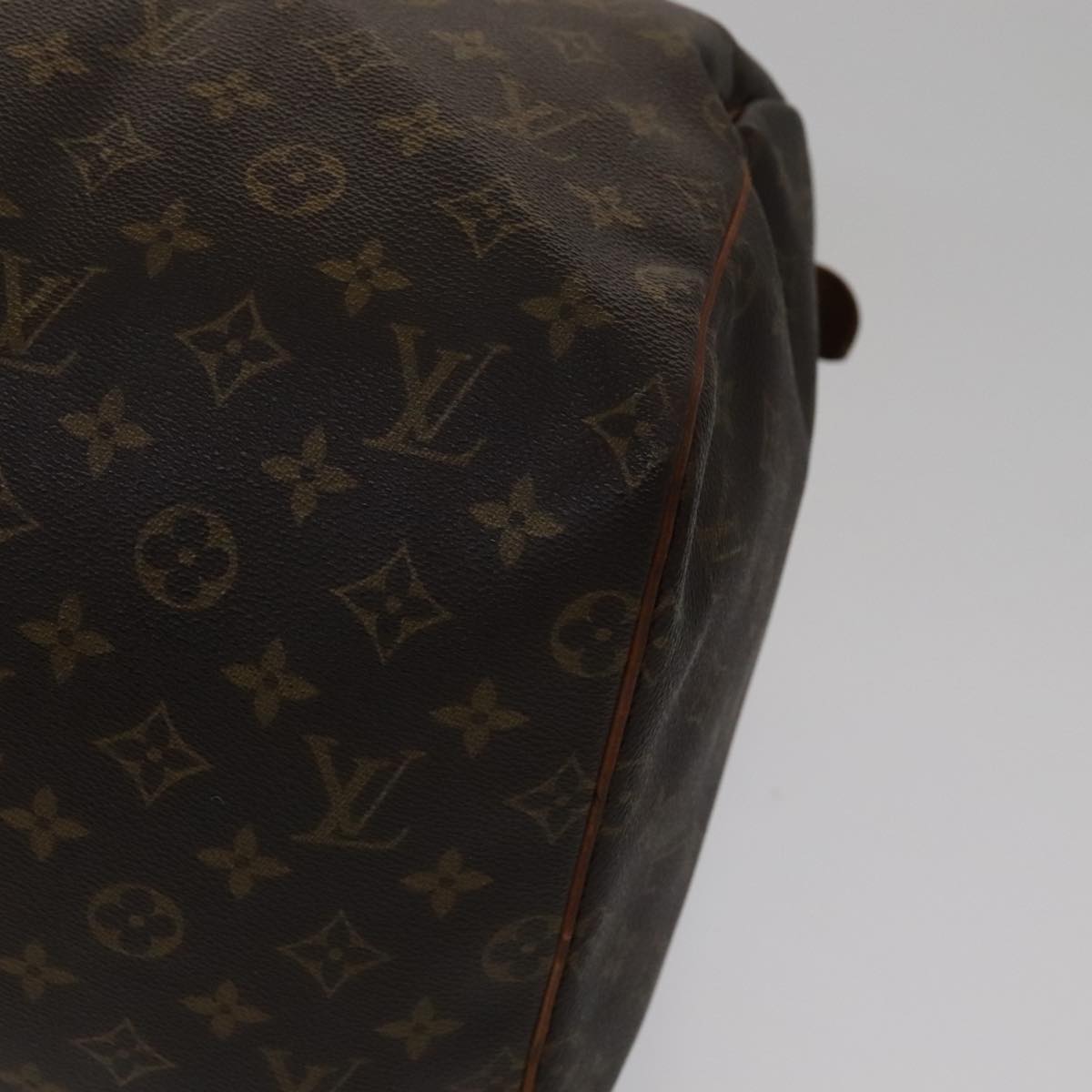 LOUIS VUITTON Monogram Keepall 55 Boston Bag M41424 LV 105595