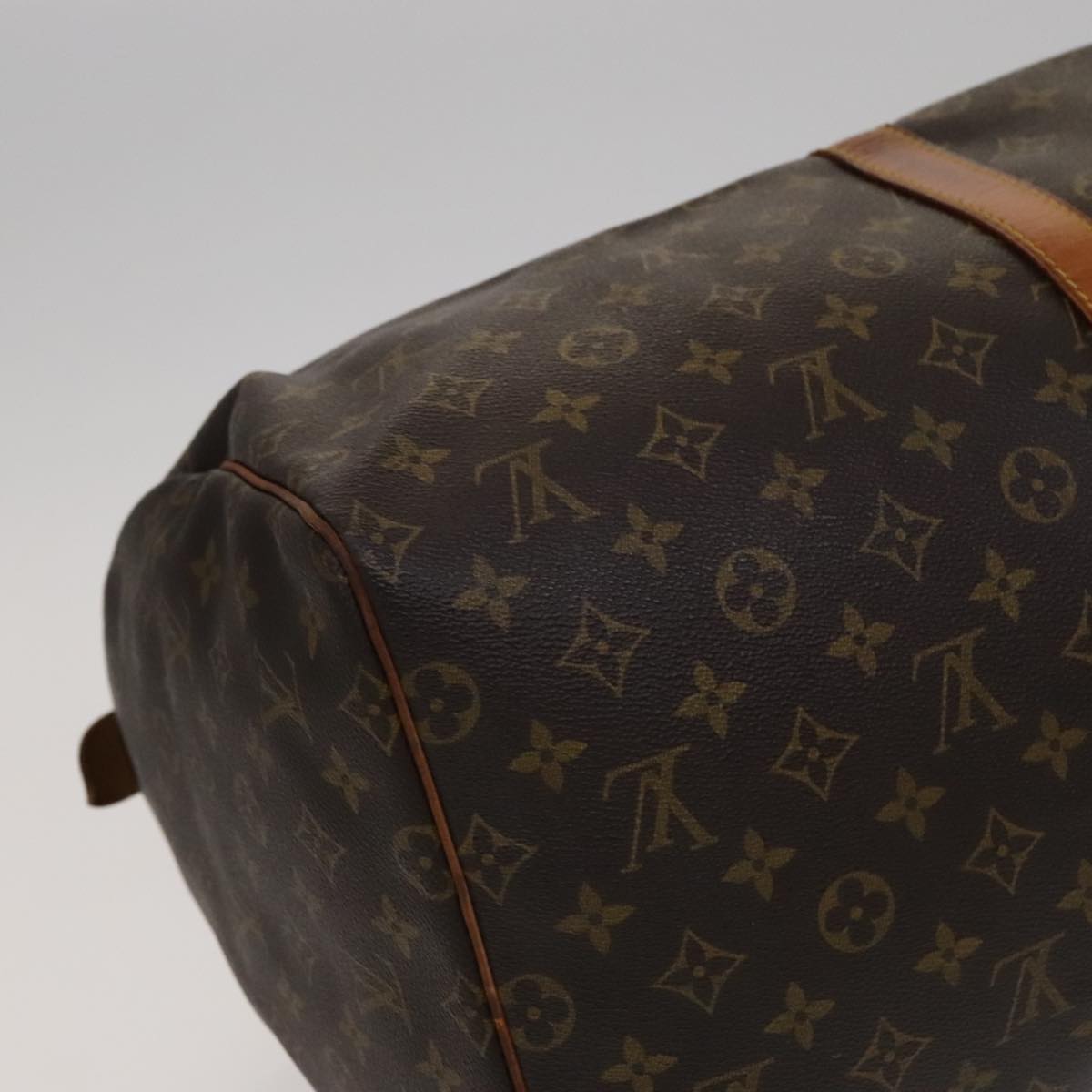 LOUIS VUITTON Monogram Keepall 55 Boston Bag M41424 LV 105595