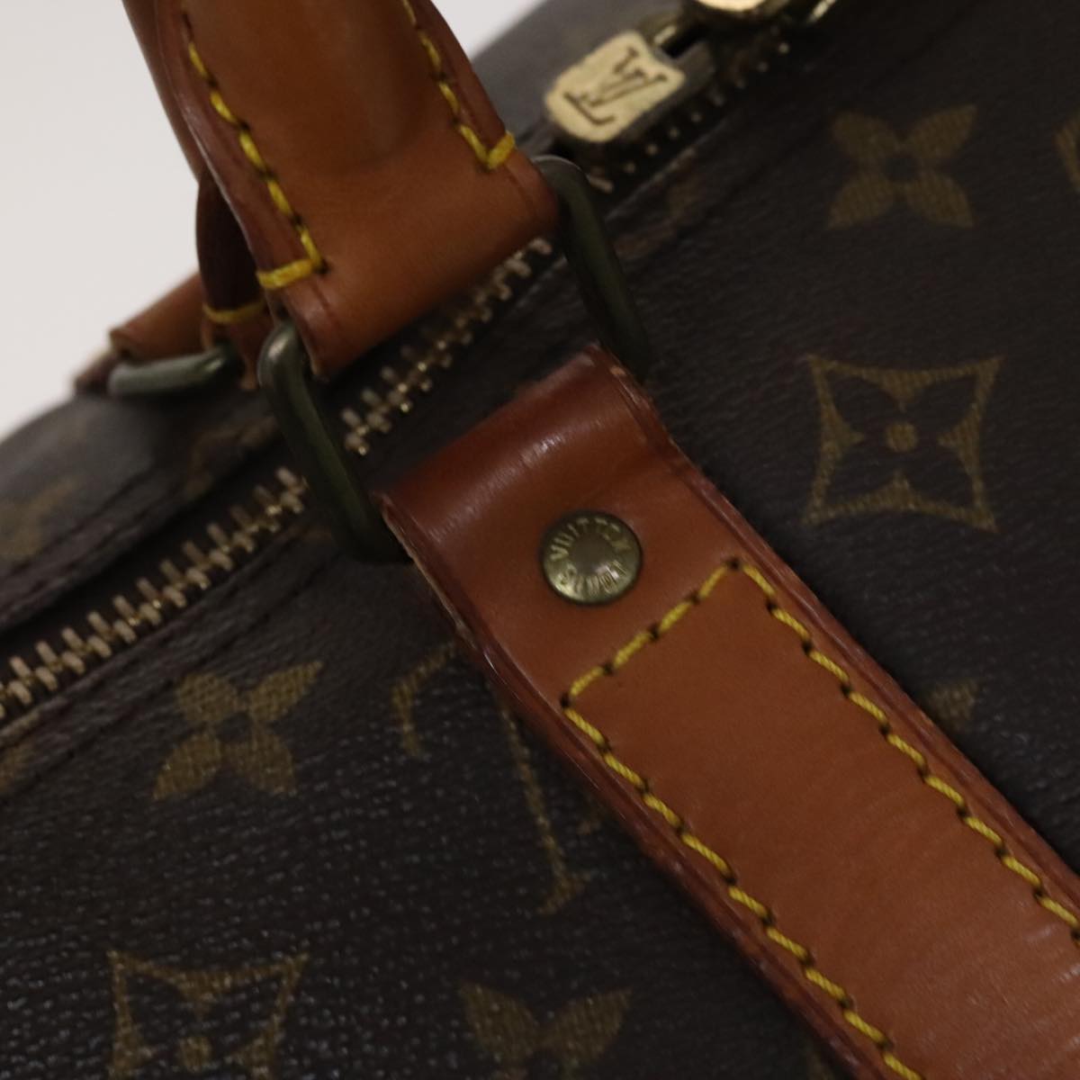 LOUIS VUITTON Monogram Keepall 55 Boston Bag M41424 LV 105595