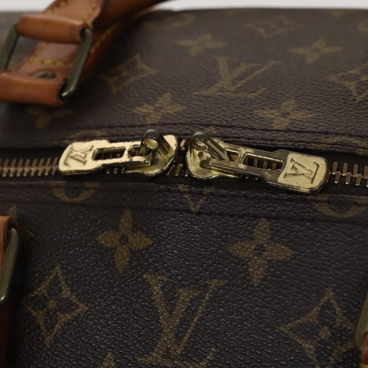 LOUIS VUITTON Monogram Keepall 55 Boston Bag M41424 LV 105595