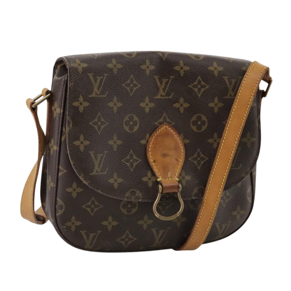 LOUIS VUITTON Monogram Saint Cloud GM Shoulder Bag M51242 LV 105609