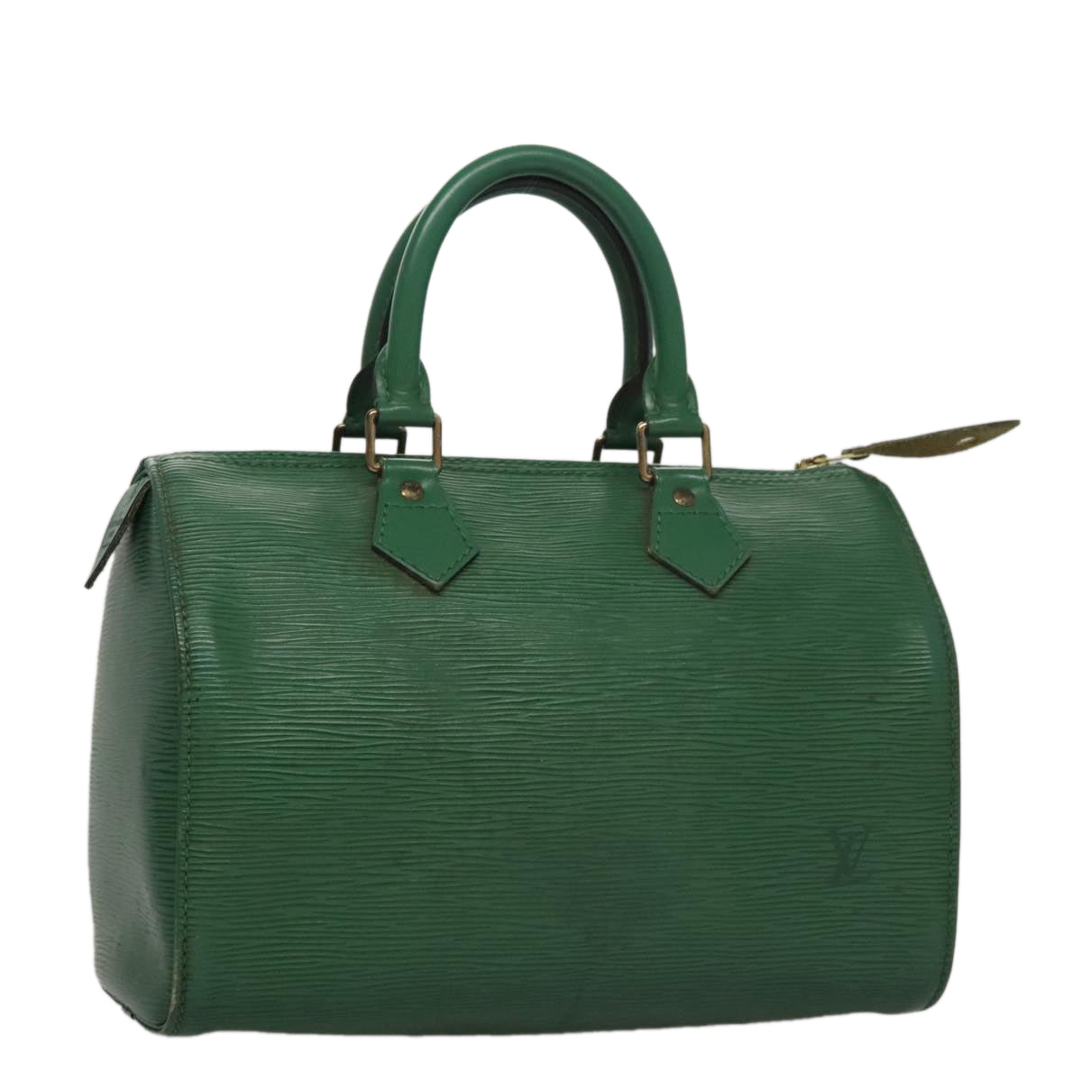 LOUIS VUITTON Epi Speedy 25 Hand Bag Borneo Green M43014 LV 105646