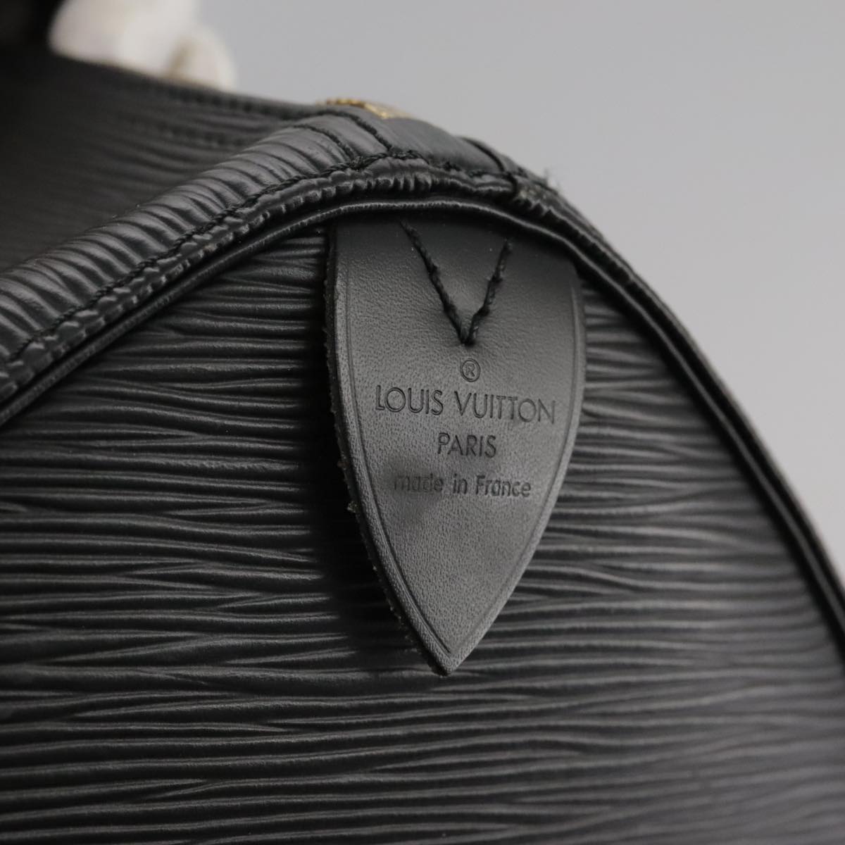 LOUIS VUITTON Epi Speedy 35 Hand Bag Black M42992 LV 105648