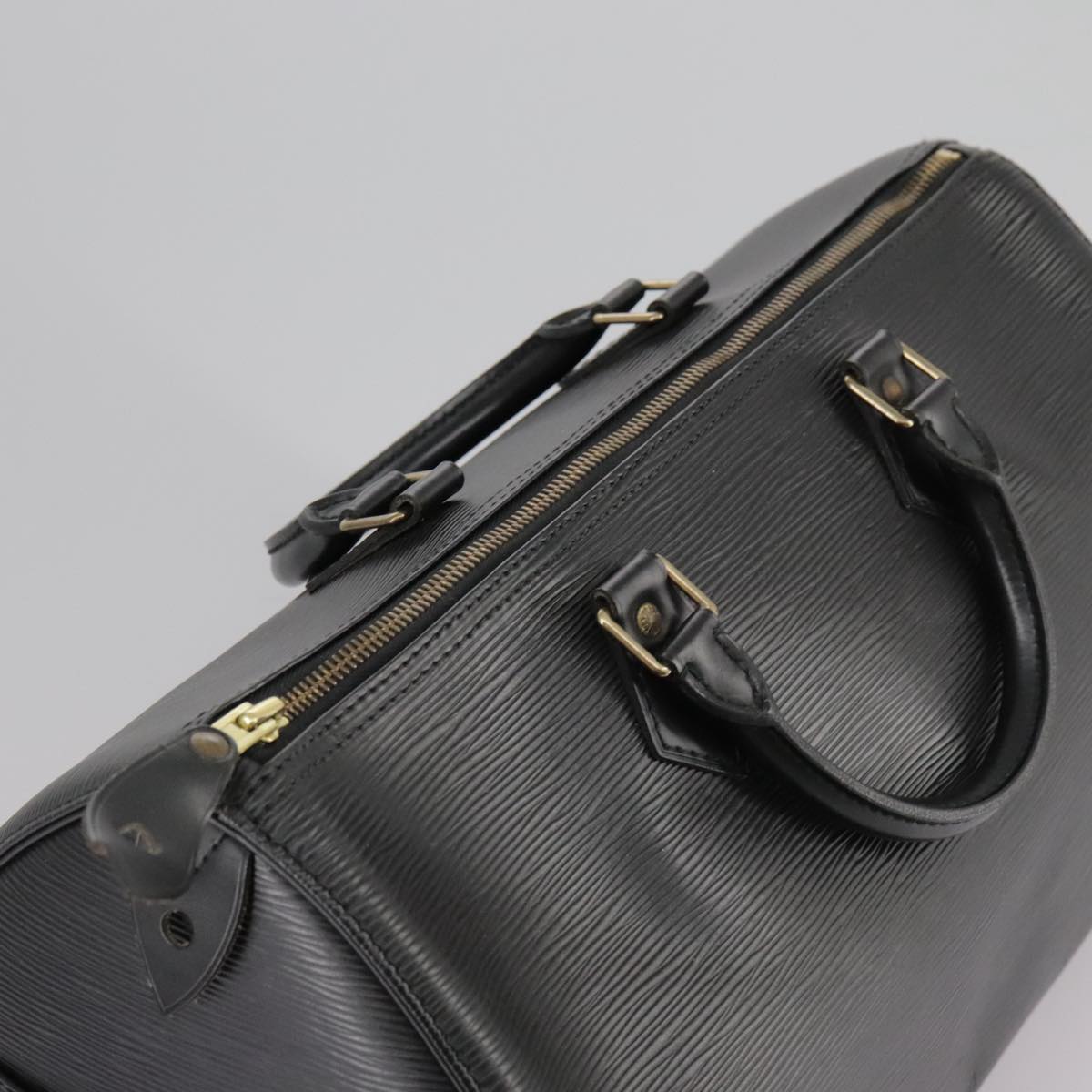 LOUIS VUITTON Epi Speedy 35 Hand Bag Black M42992 LV 105648