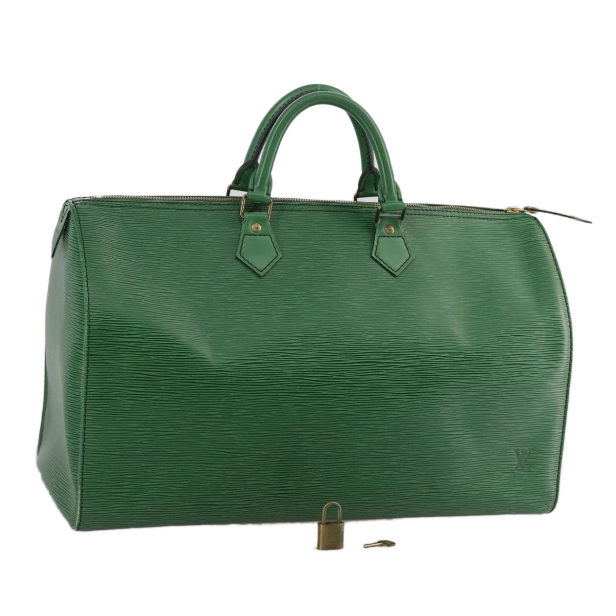 LOUIS VUITTON Epi Speedy 40 Hand Bag Green M42984 LV 105649