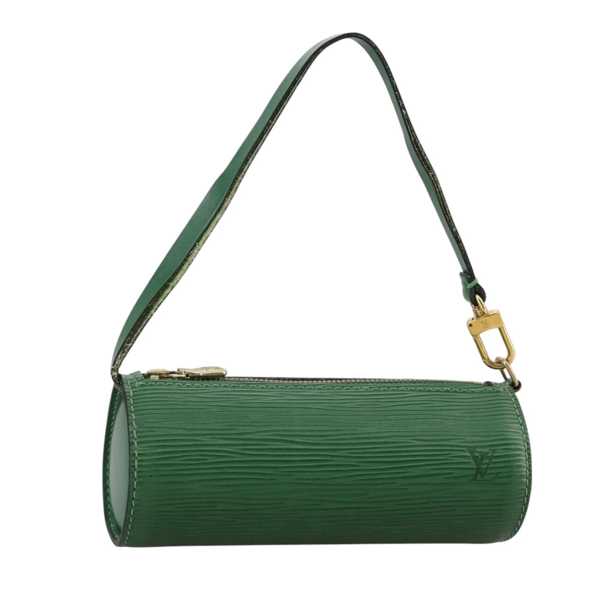 LOUIS VUITTON Epi Soufflot Pouch Green LV 105666