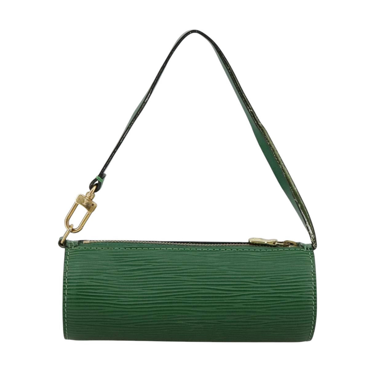 LOUIS VUITTON Epi Soufflot Pouch Green LV 105666