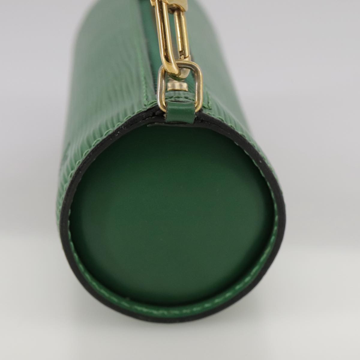 LOUIS VUITTON Epi Soufflot Pouch Green LV 105666