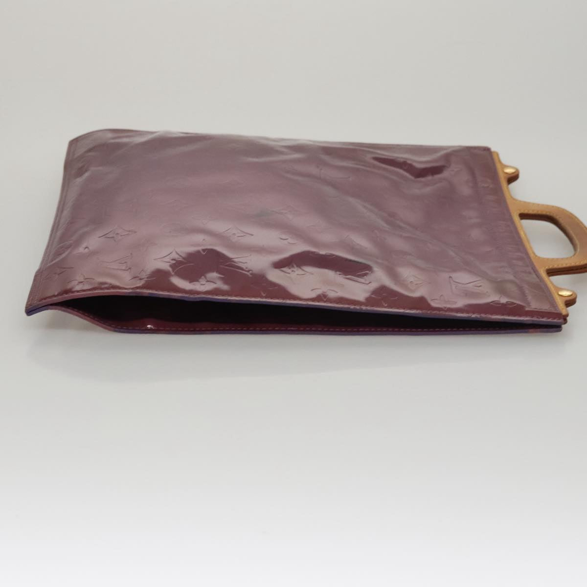 LOUIS VUITTON Monogram Vernis Stanton Tote Bag Purple Viole M91079 105668