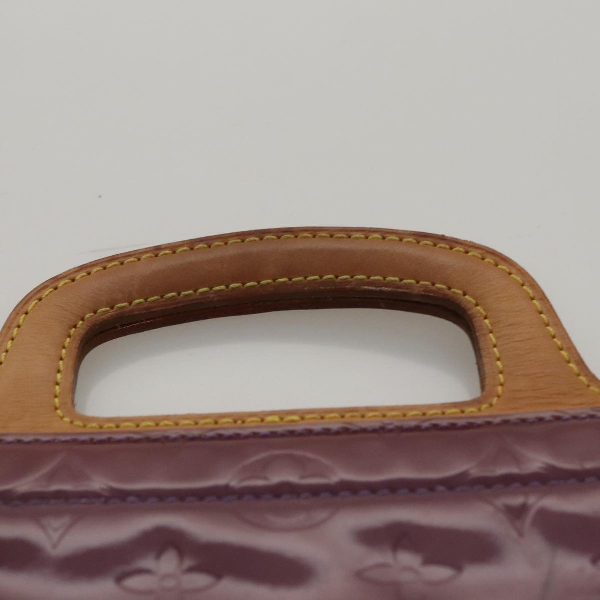LOUIS VUITTON Monogram Vernis Stanton Tote Bag Purple Viole M91079 105668