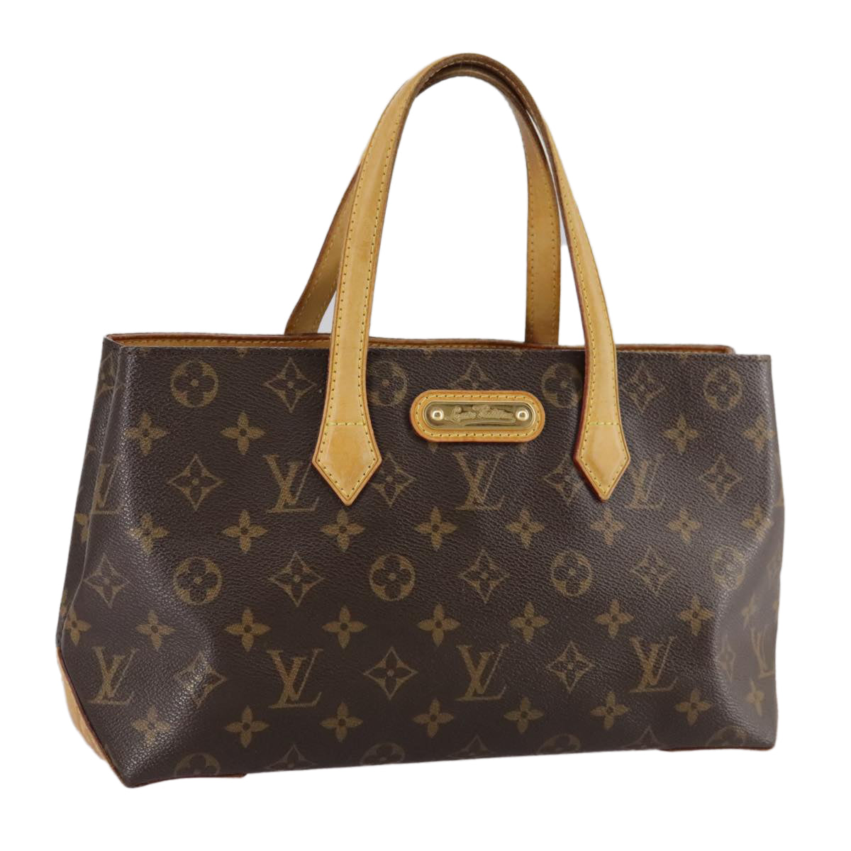 LOUIS VUITTON Monogram Wilshire PM Hand Bag M40595 LV 105706