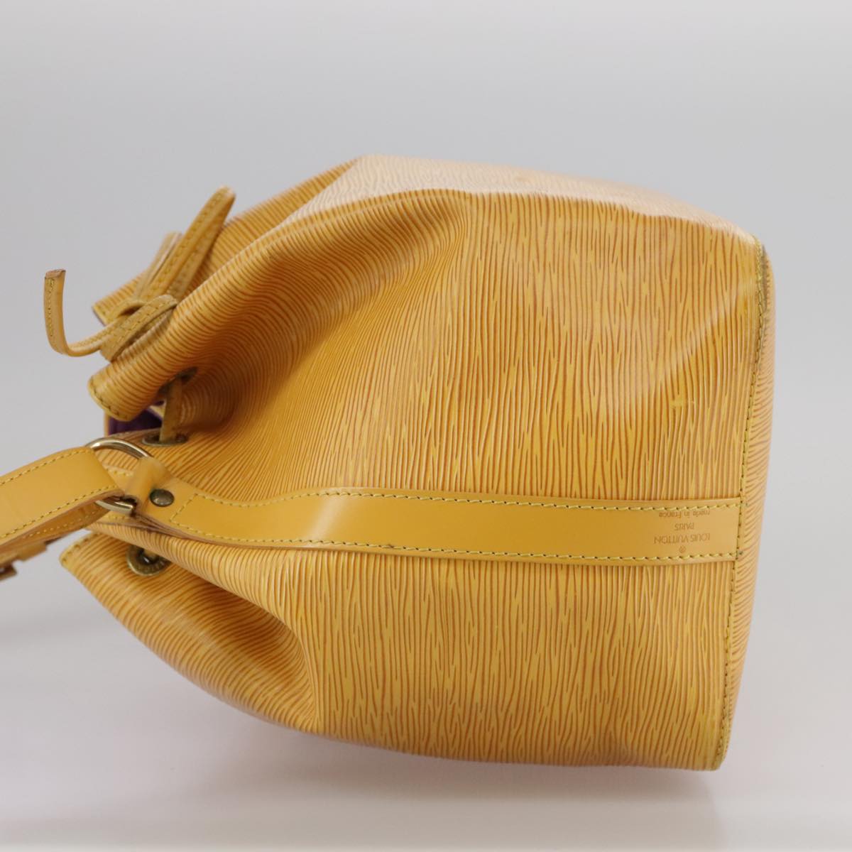 LOUIS VUITTON Epi Petit Noe Shoulder Bag Yellow M44102 LV 105711