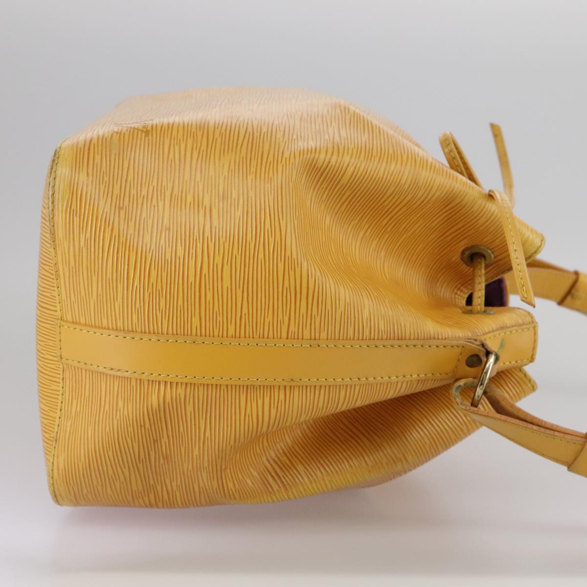 LOUIS VUITTON Epi Petit Noe Shoulder Bag Yellow M44102 LV 105711