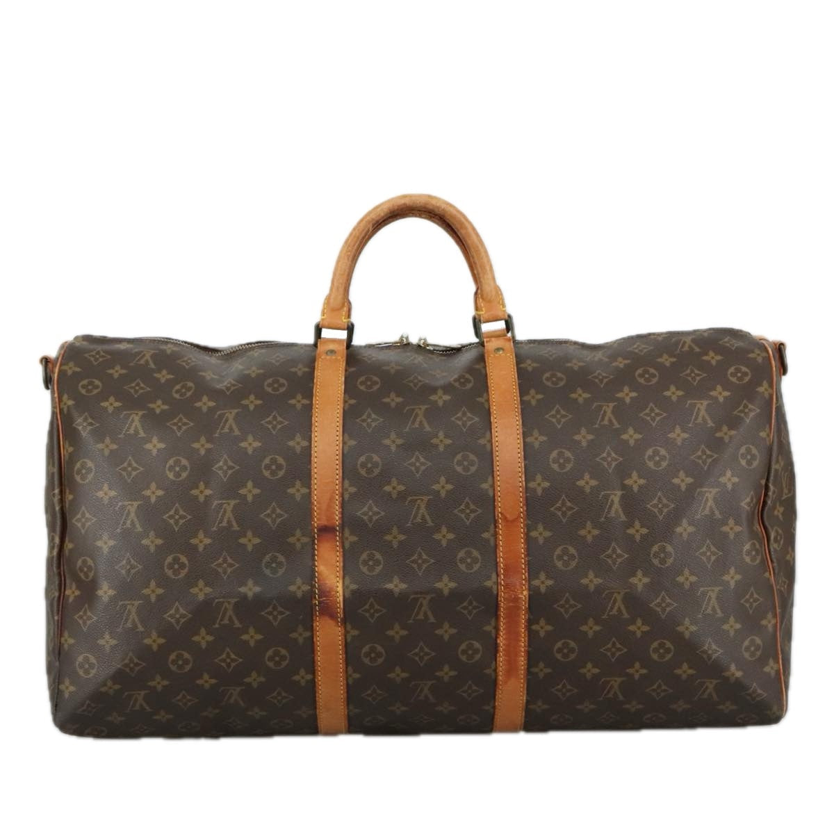 LOUIS VUITTON Monogram Keepall Bandouliere 60 Boston Bag M41412 LV 105725