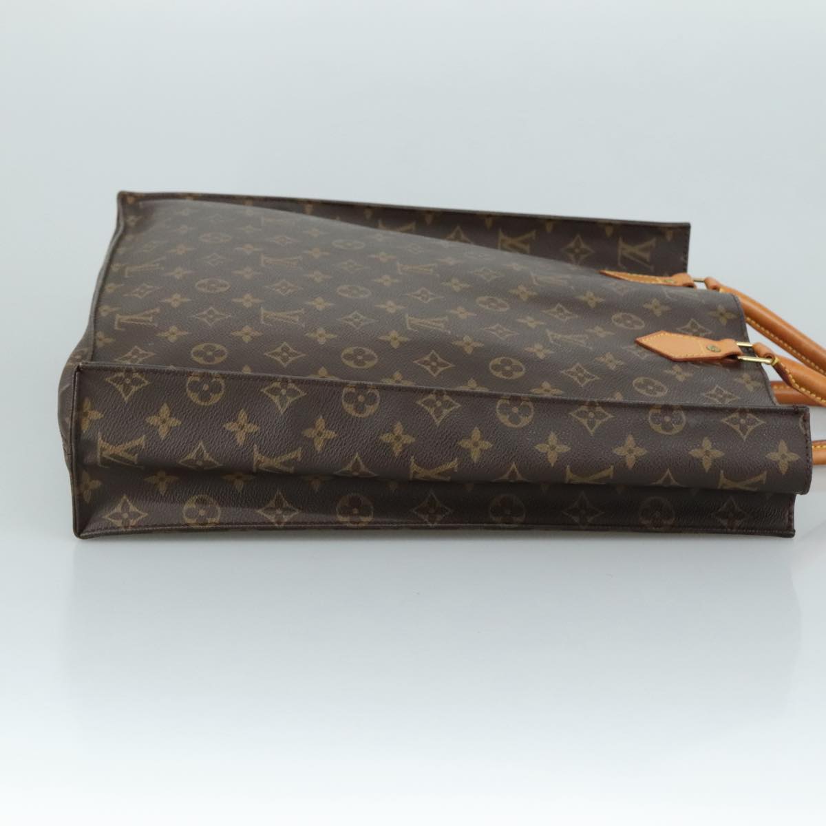 LOUIS VUITTON Monogram Sac Plat Hand Bag M51140 LV 105727