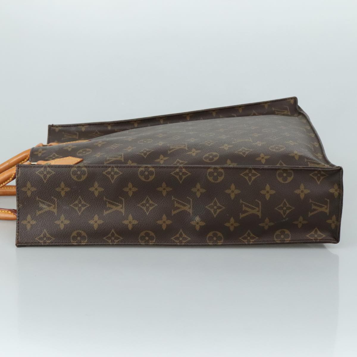 LOUIS VUITTON Monogram Sac Plat Hand Bag M51140 LV 105727