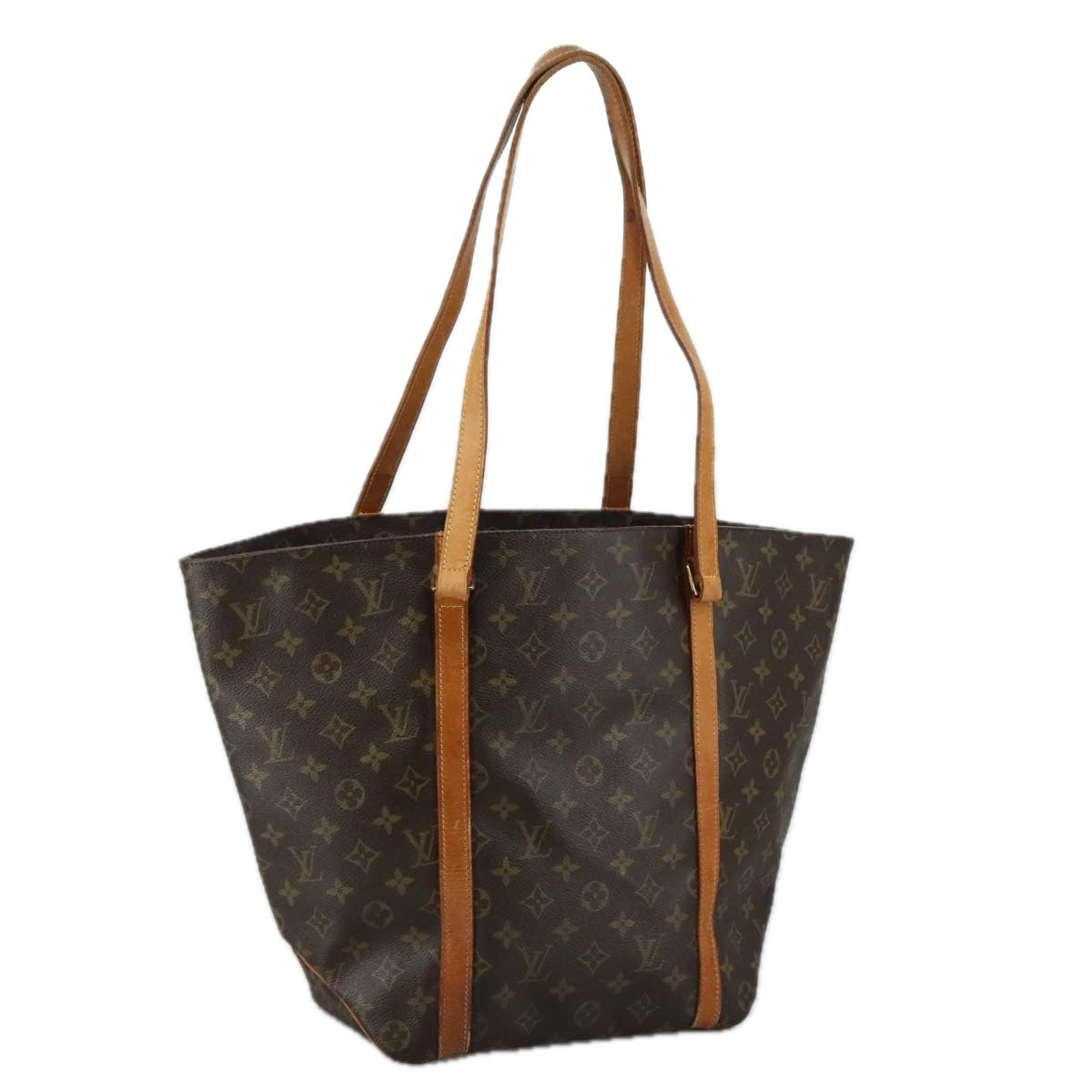 LOUIS VUITTON Monogram Sac Shopping Tote Bag M51108 LV 105751