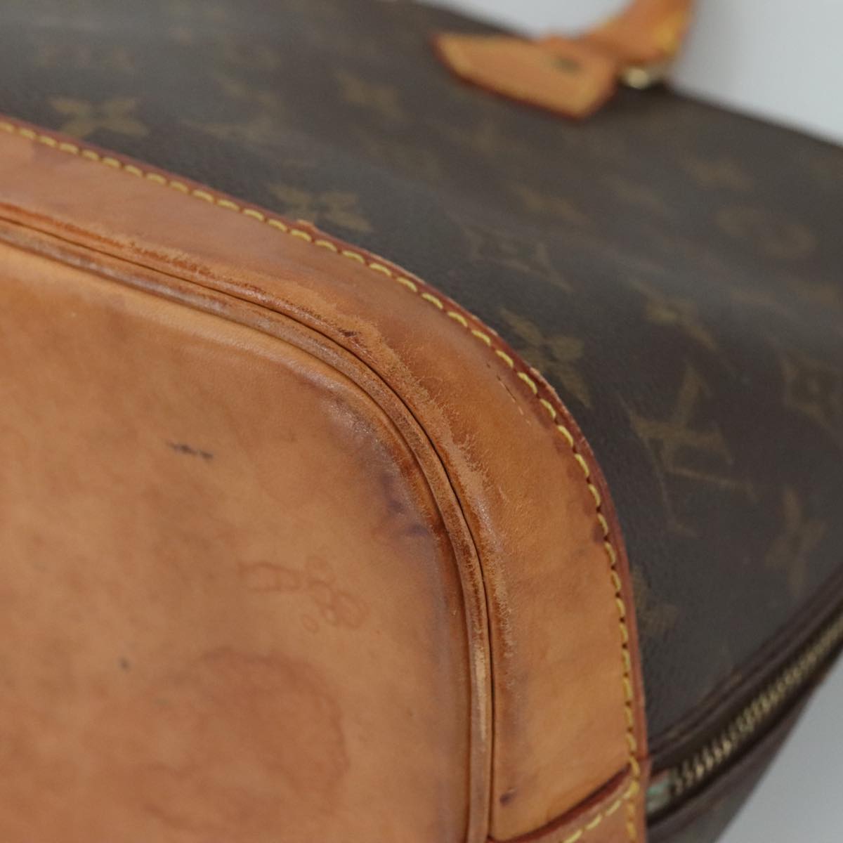 LOUIS VUITTON Monogram Alma Hand Bag M51130 LV 105755