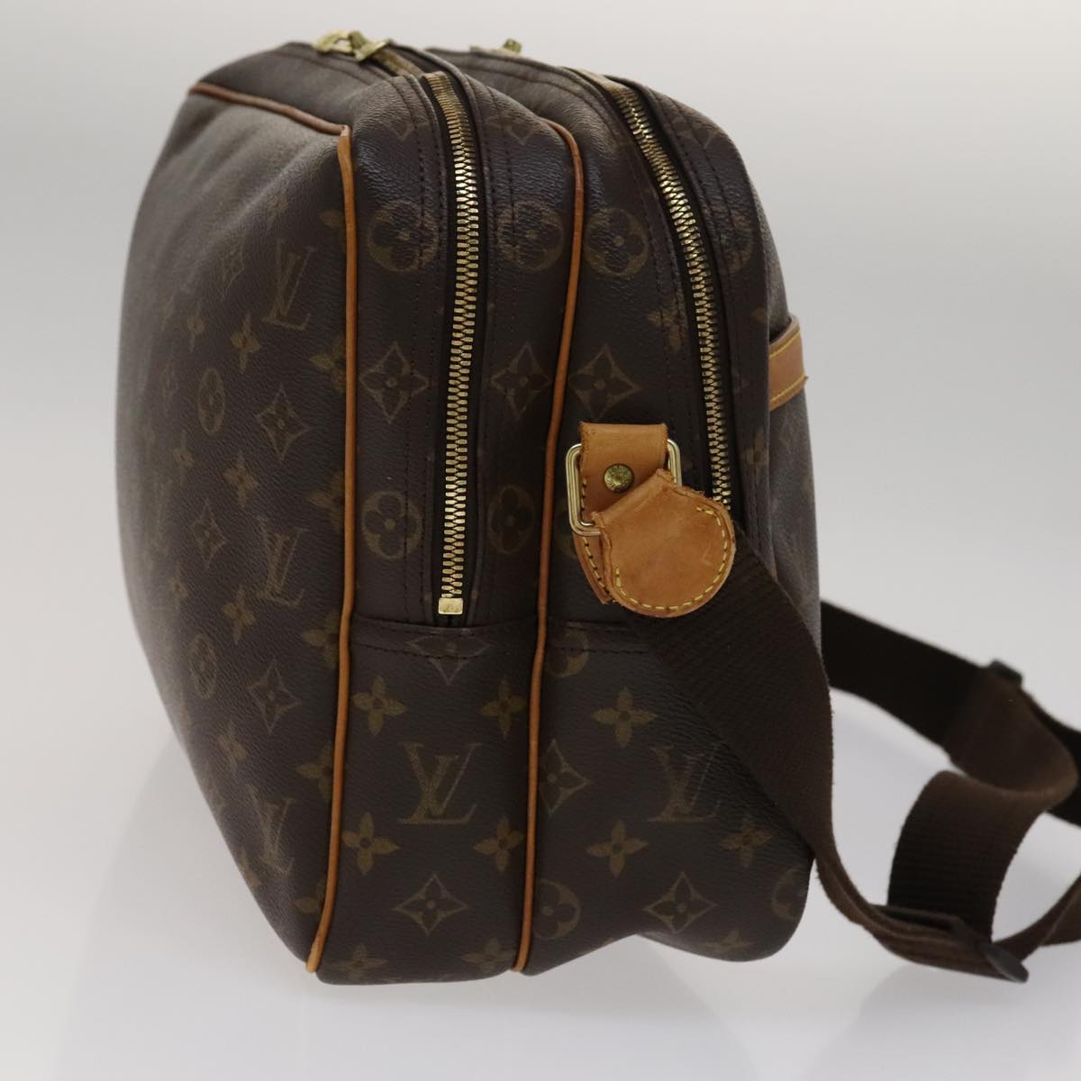 LOUIS VUITTON Monogram Reporter GM Shoulder Bag M45252 LV 105761