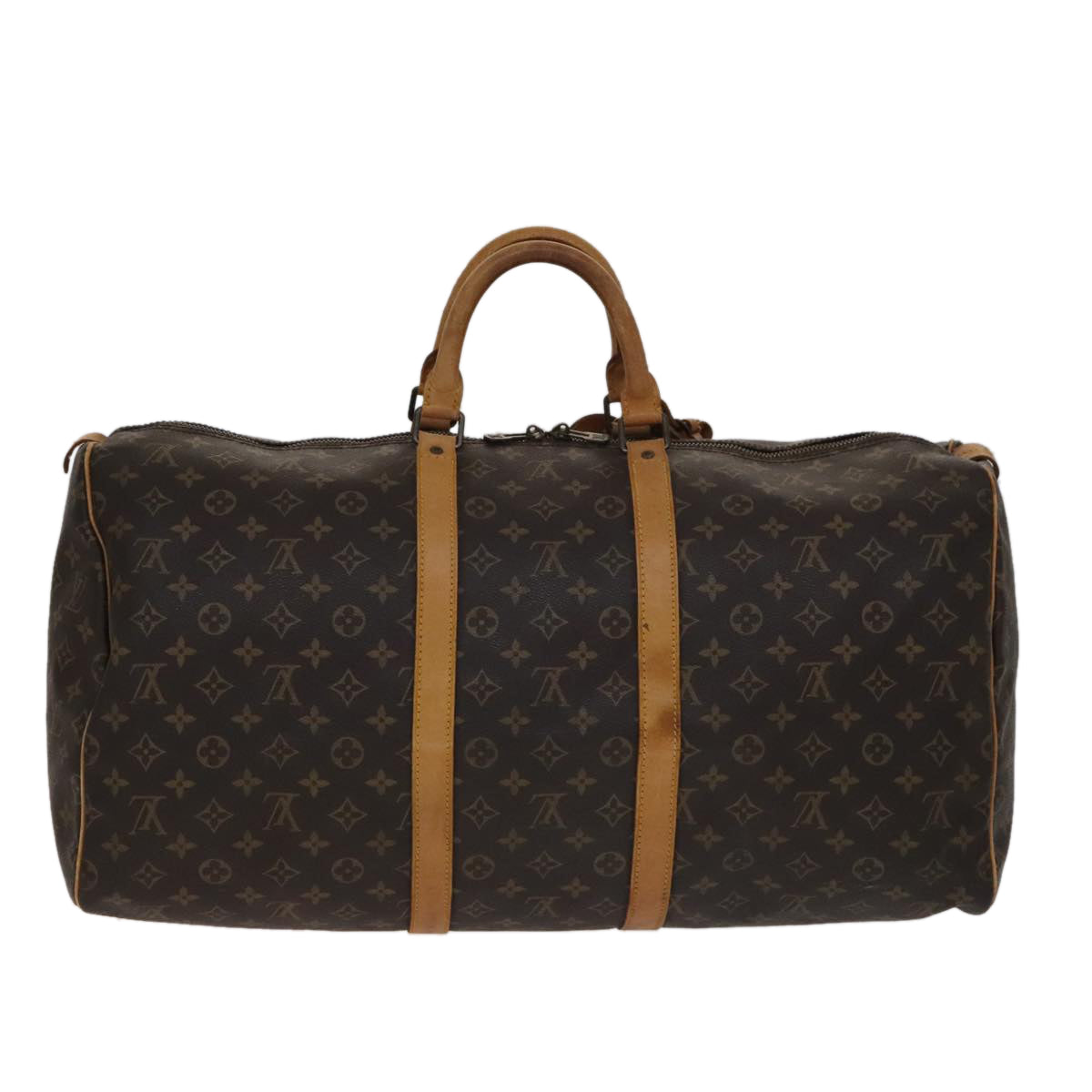 LOUIS VUITTON Monogram Keepall 55 Boston Bag M41424 LV 105767