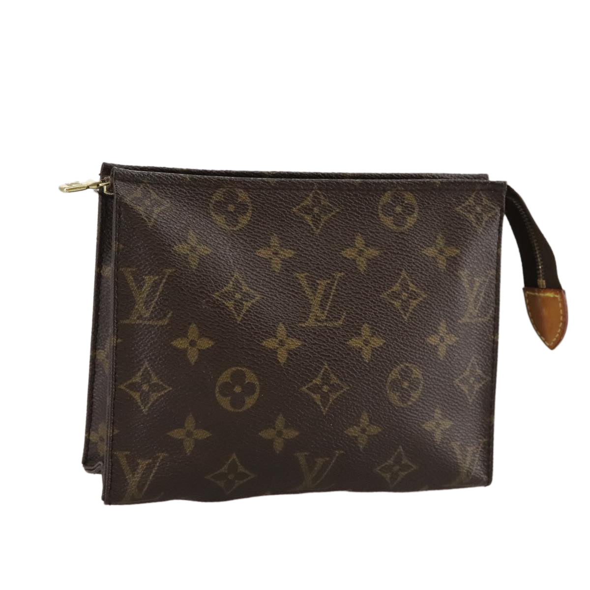 LOUIS VUITTON Monogram Poche Toilette 19 Pouch M47544 LV 105773