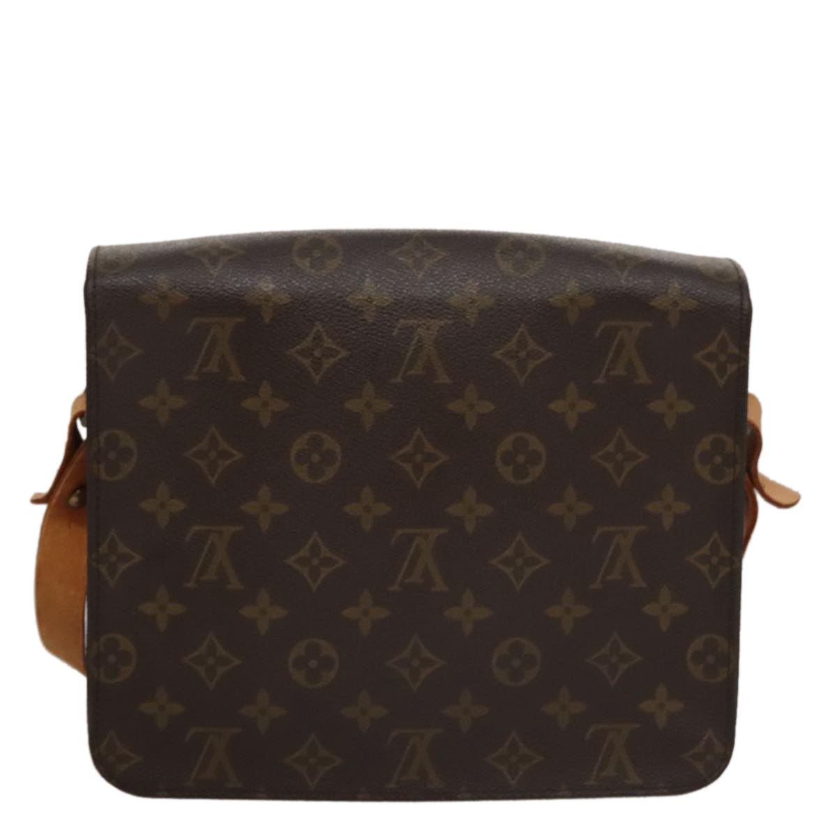 LOUIS VUITTON Monogram Cartouchiere GM Shoulder Bag M51252 LV 105789