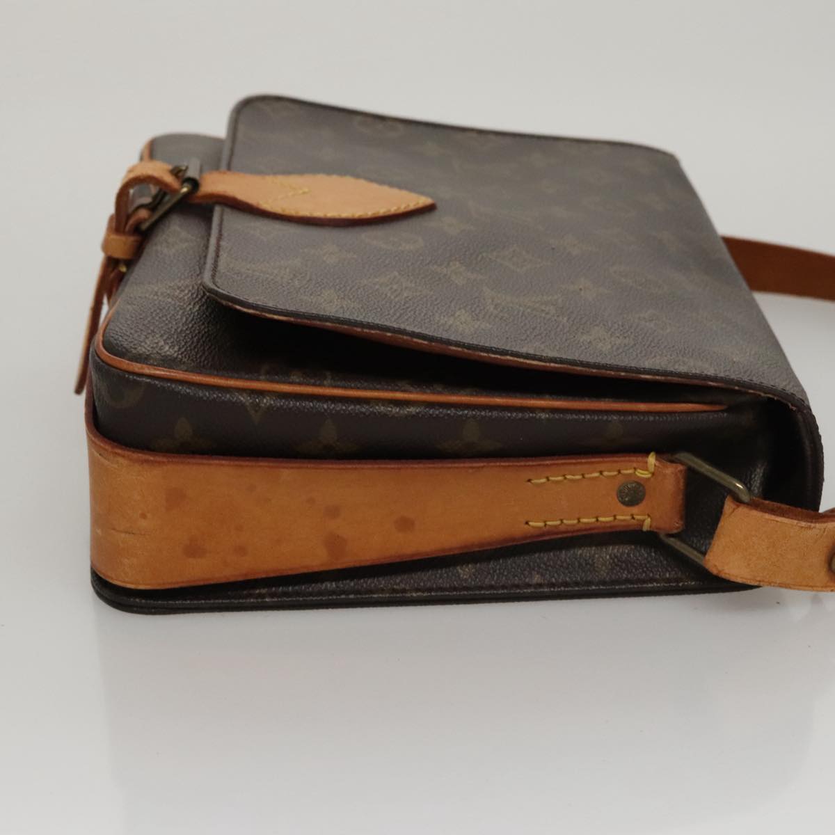 LOUIS VUITTON Monogram Cartouchiere GM Shoulder Bag M51252 LV 105789