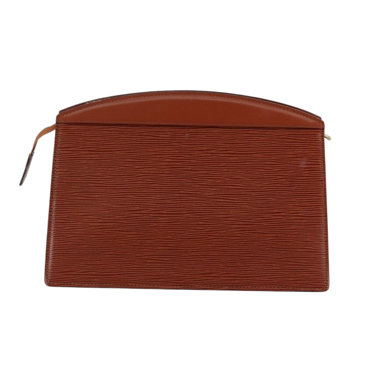 LOUIS VUITTON Epi Trousse Crete Pouch Brown M48403 LV 105806