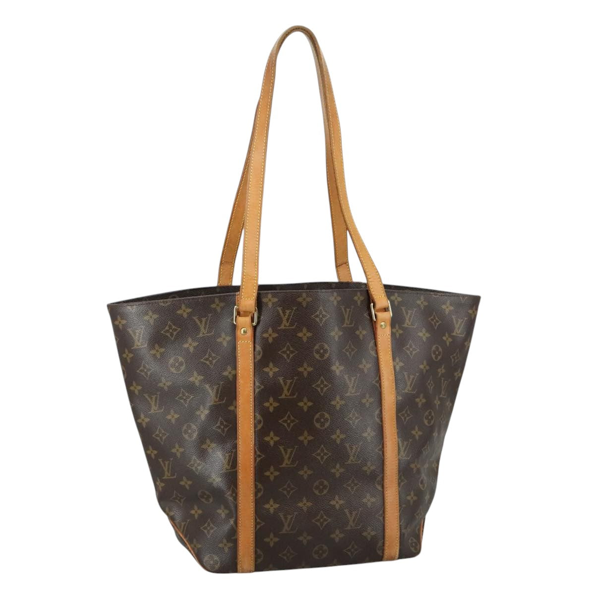 LOUIS VUITTON Monogram Sac Shopping Tote Bag M51108 LV 105823