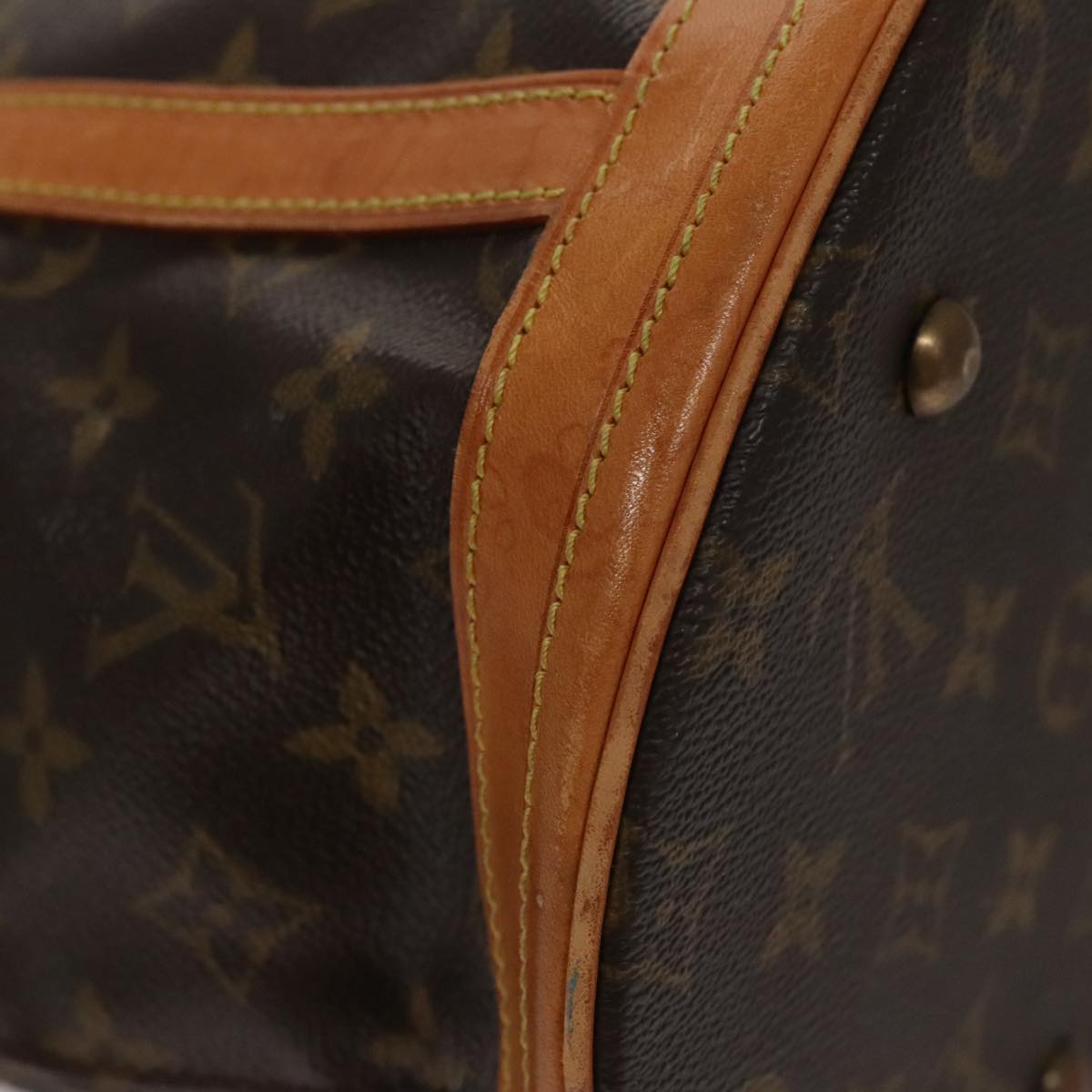 LOUIS VUITTON Monogram Bucket GM Shoulder Bag M42236 LV 105836