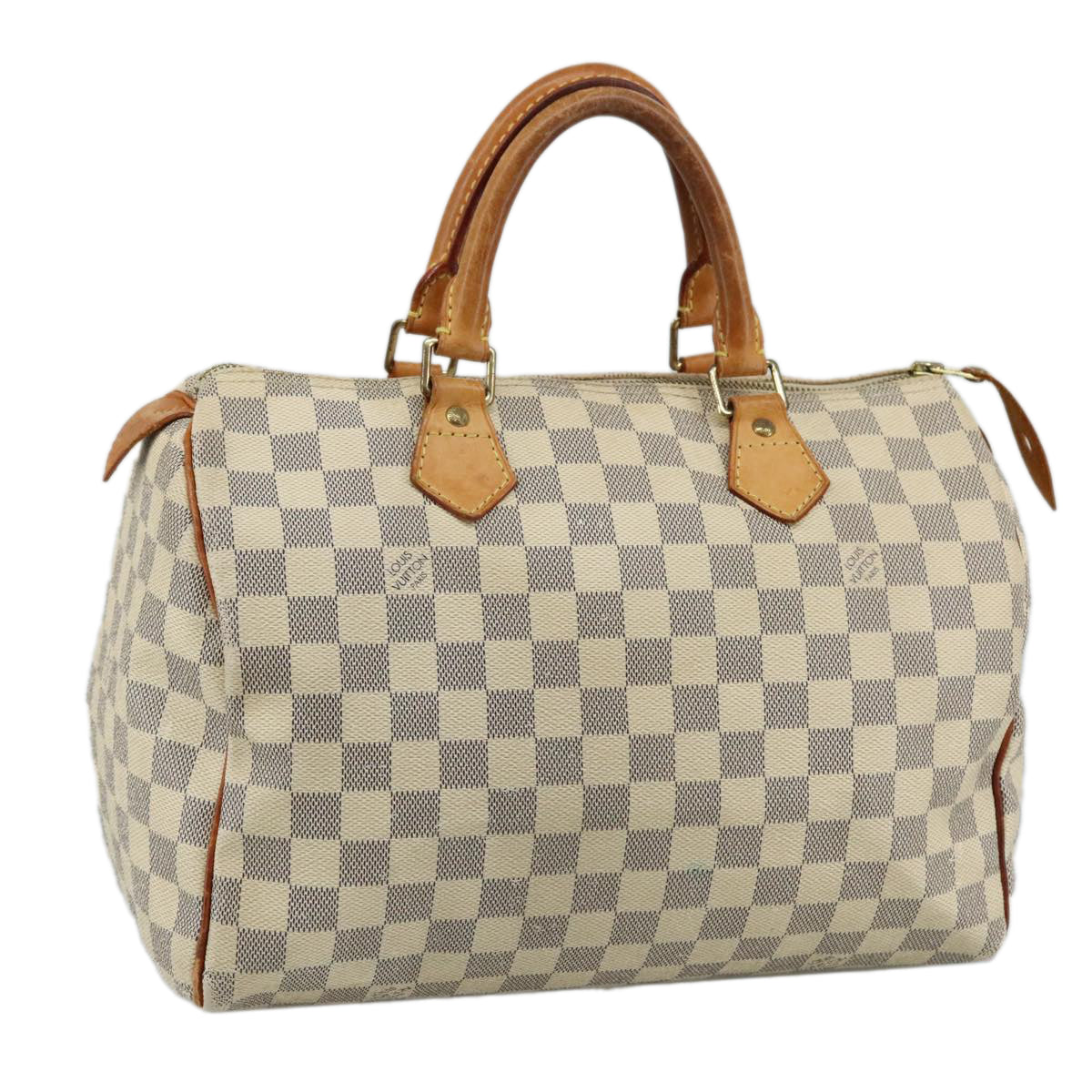 LOUIS VUITTON Damier Azur Speedy 30 Hand Bag N41533 LV 105840