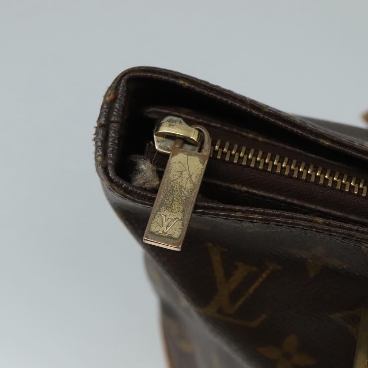 LOUIS VUITTON Monogram Cabas Piano Tote Bag M51148 LV 105858
