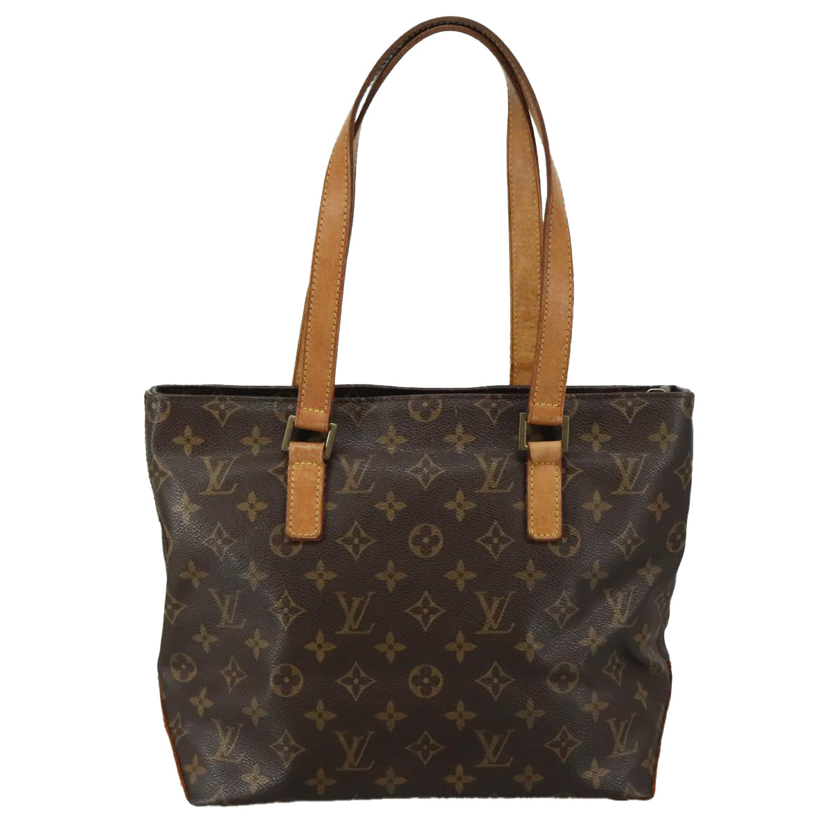 LOUIS VUITTON Monogram Cabas Piano Tote Bag M51148 LV 105858