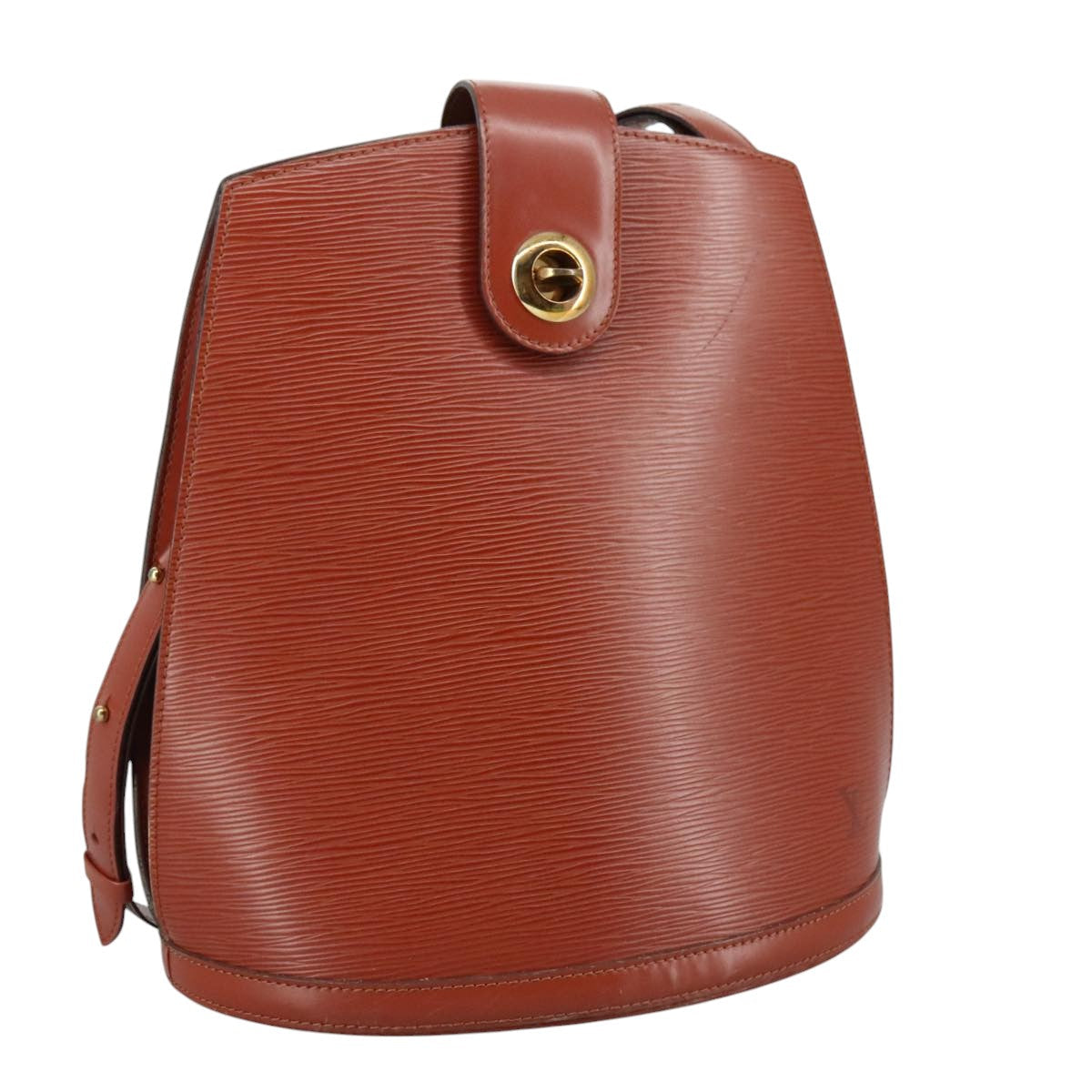 LOUIS VUITTON Epi Cluny Shoulder Bag Brown M52253 LV 105898