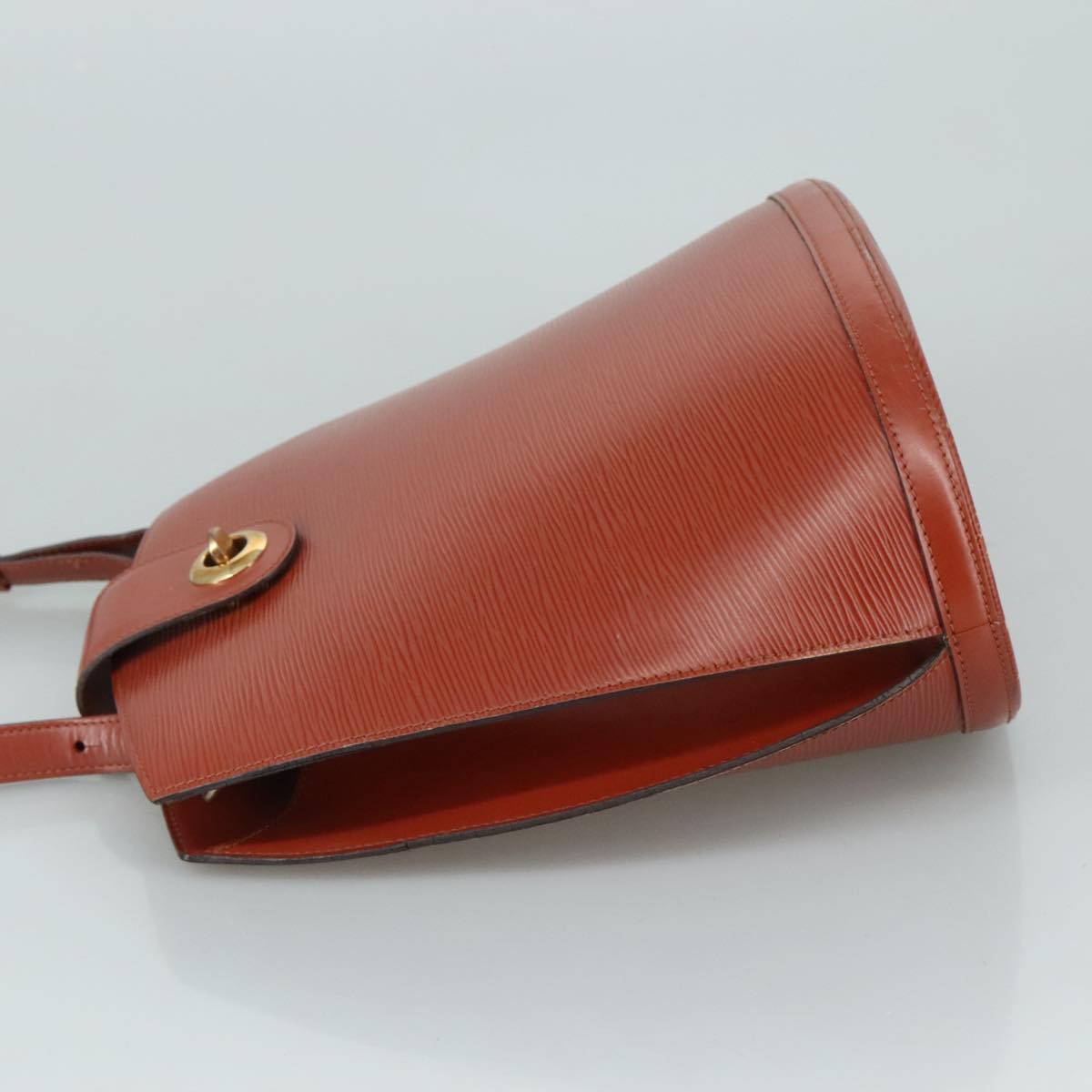 LOUIS VUITTON Epi Cluny Shoulder Bag Brown M52253 LV 105898