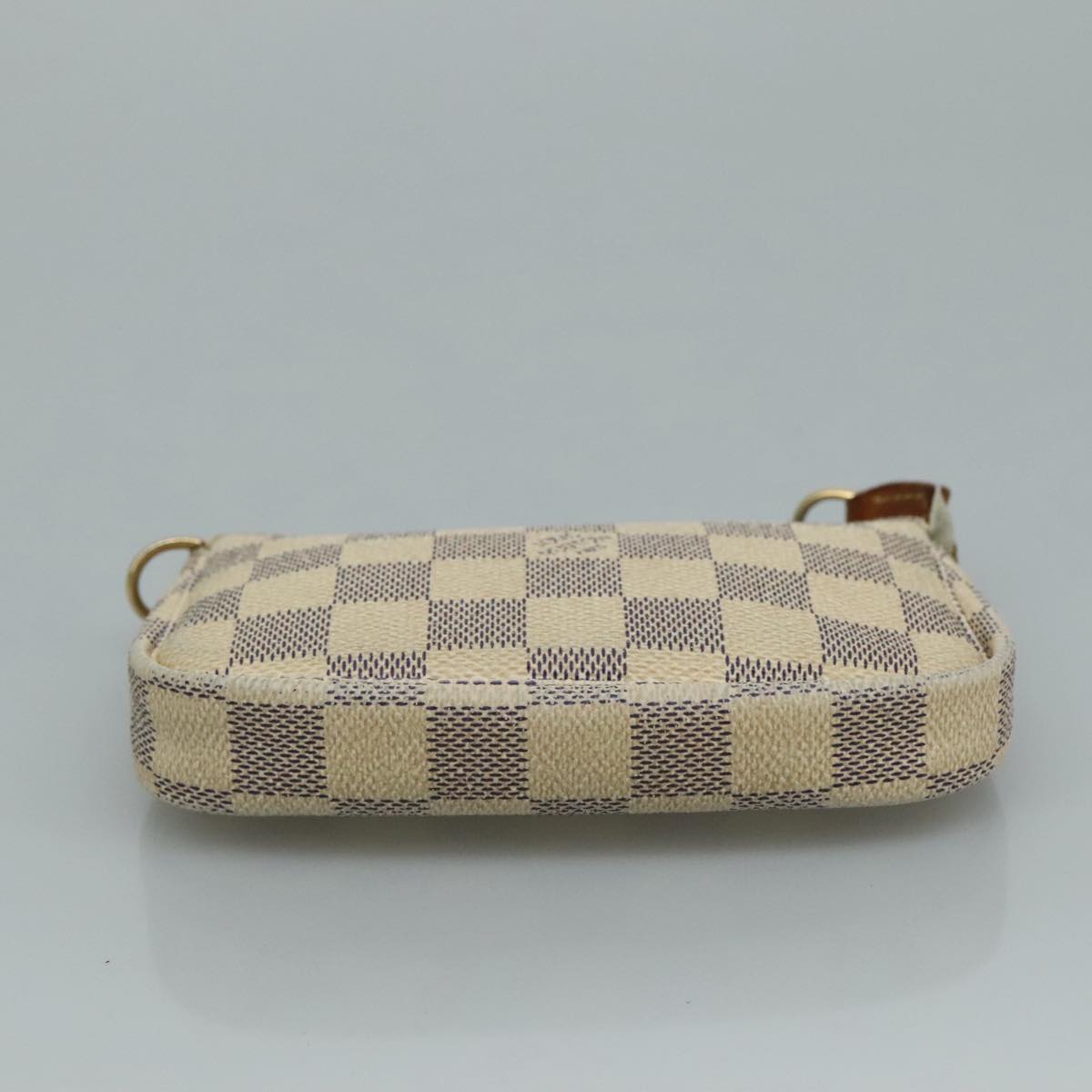 LOUIS VUITTON Damier Azur Mini Pochette Accessoires Pouch N63005 LV 105954