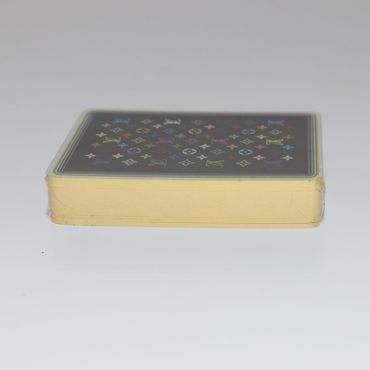 LOUIS VUITTON Monogram Multicolor Playing Cards Black White LV 105957