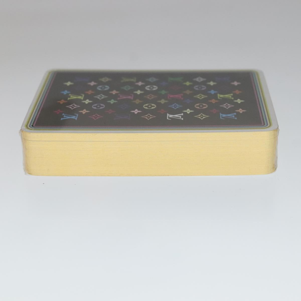 LOUIS VUITTON Monogram Multicolor Playing Cards Black White LV 105957