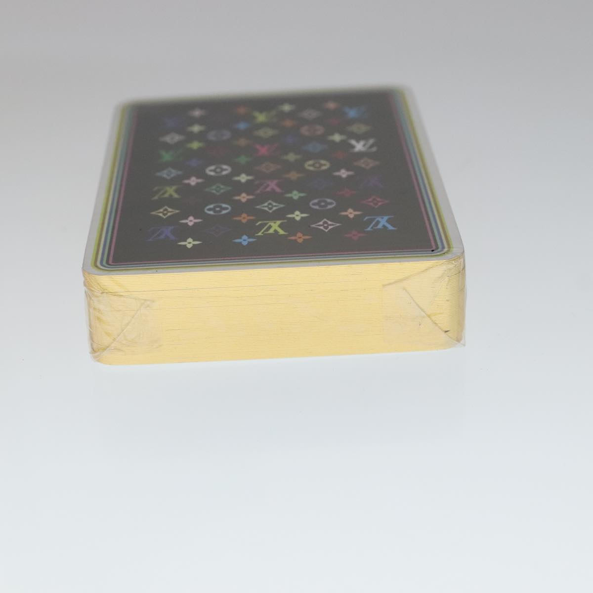 LOUIS VUITTON Monogram Multicolor Playing Cards Black White LV 105957