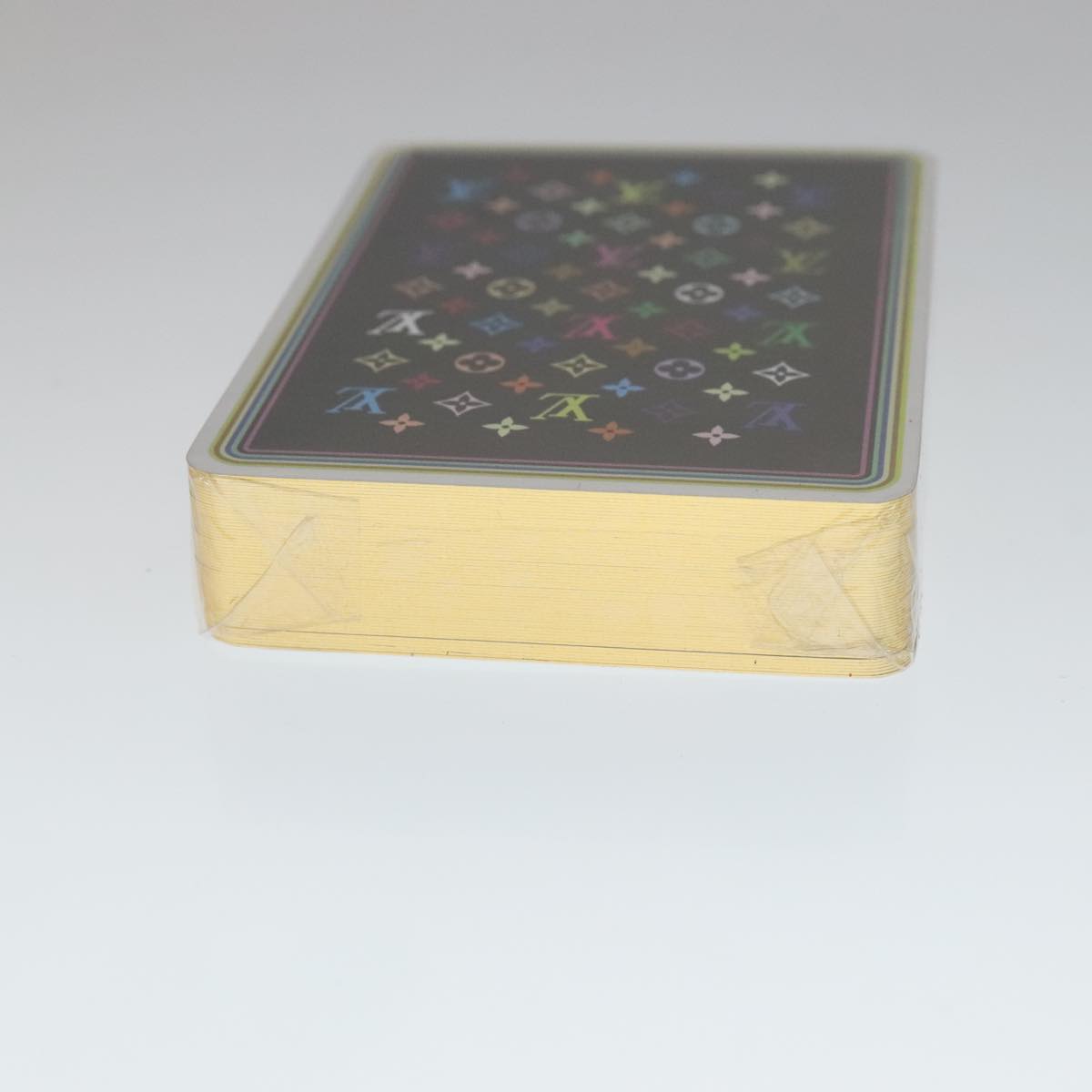 LOUIS VUITTON Monogram Multicolor Playing Cards Black White LV 105957