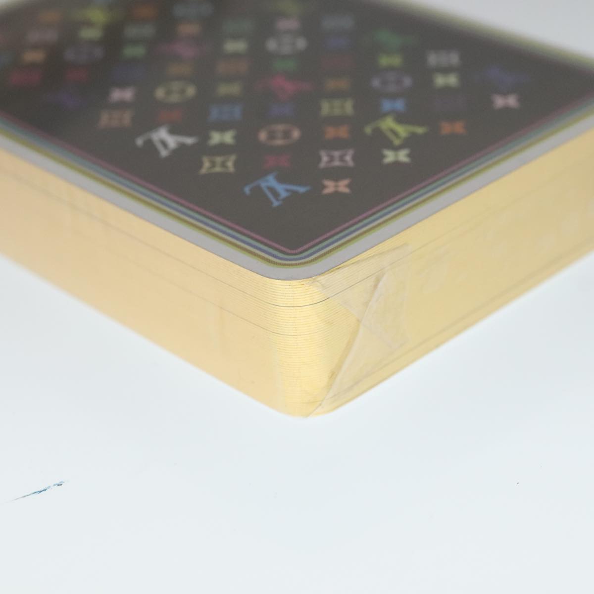 LOUIS VUITTON Monogram Multicolor Playing Cards Black White LV 105957